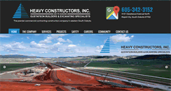 Desktop Screenshot of heavyconstructorsinc.com